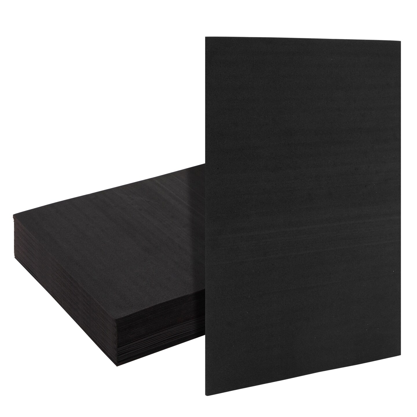 2mm Black EVA Foam Sheets for Cosplay, Arts, Crafts, DIY Projects (9 x 12 In, 30 Pack)