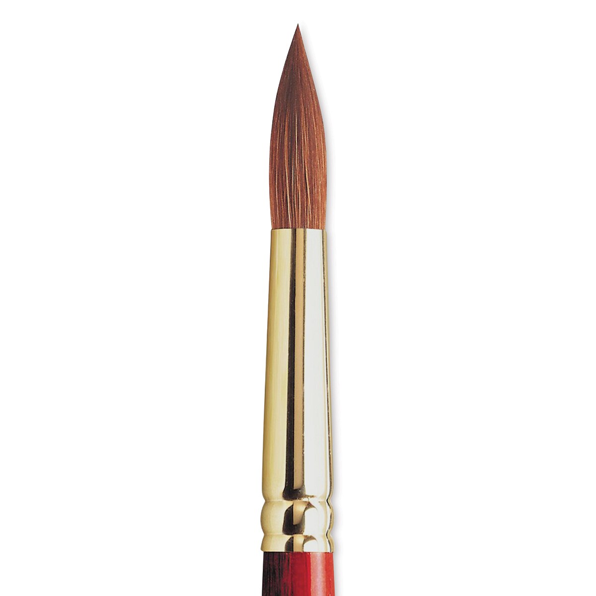 Winsor &#x26; Newton Sceptre Gold II Brush - Pointed Round, Short Handle, Size 12