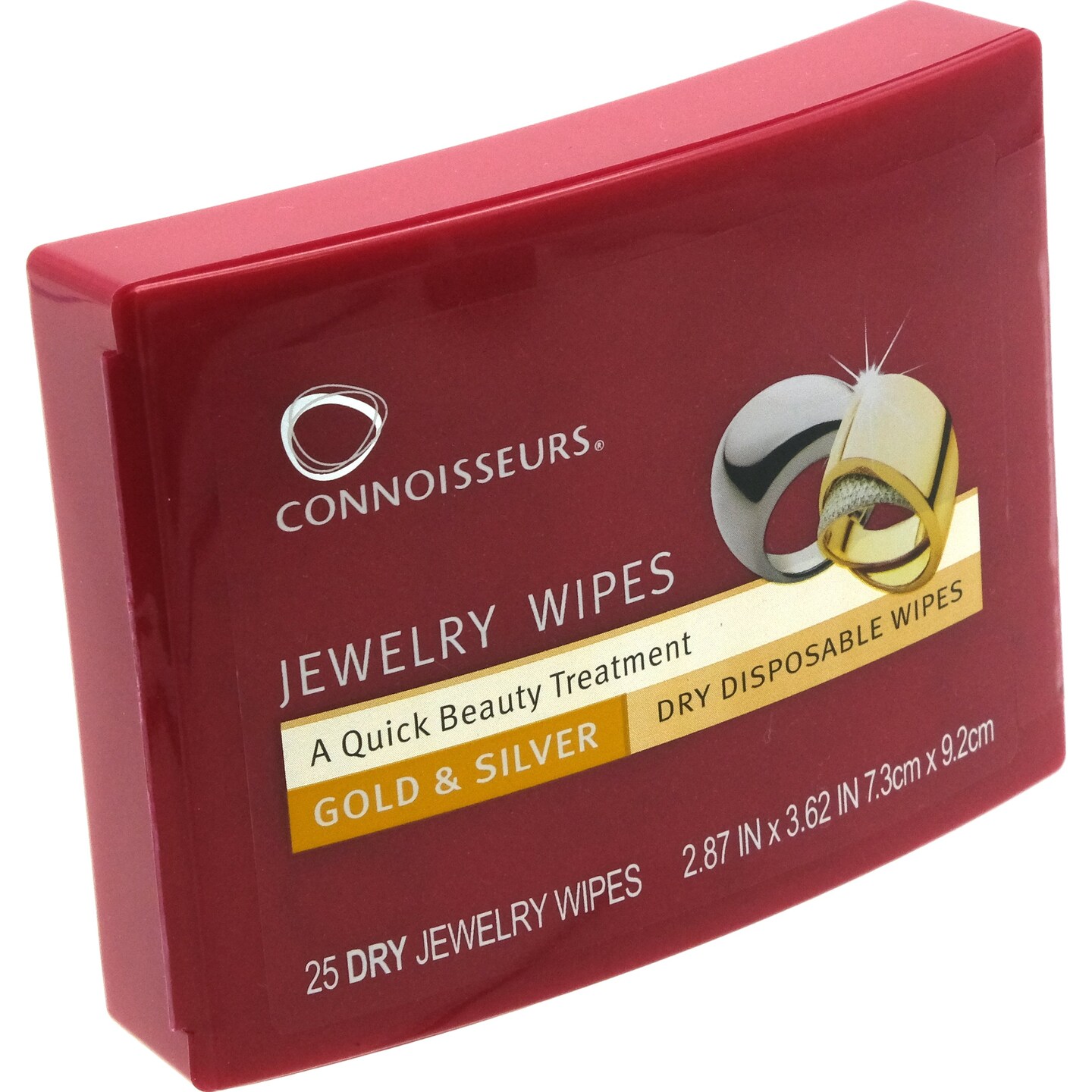 Connoisseurs Jewelers Jewelry Cleaning Cleaner Wipes Two