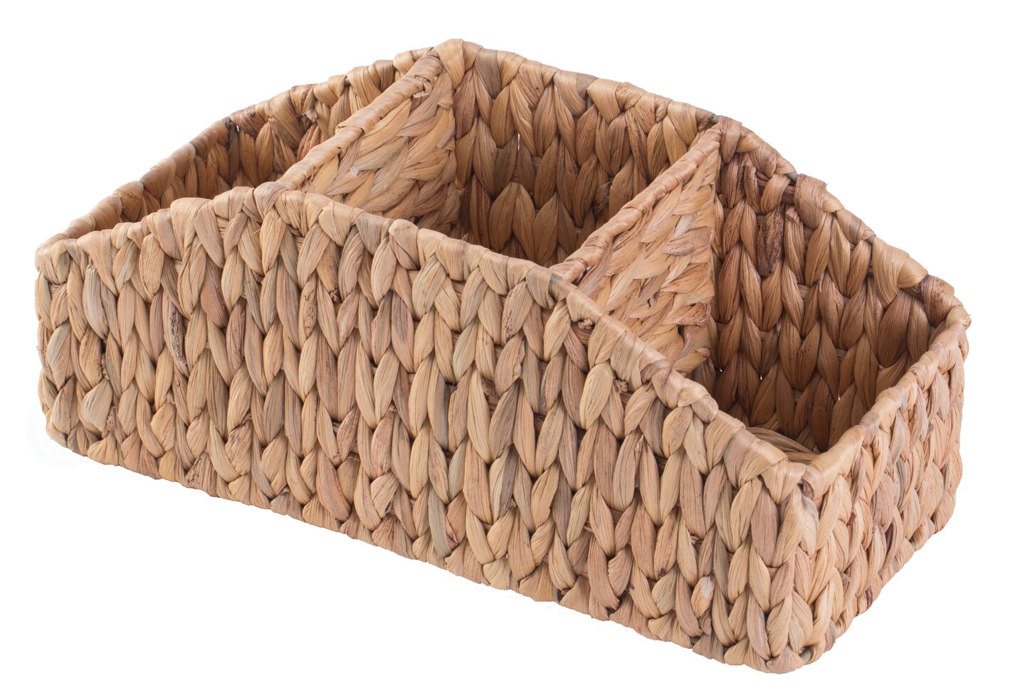 Natural Water Hyacinth Storage Decorative Desk Organizer Caddy