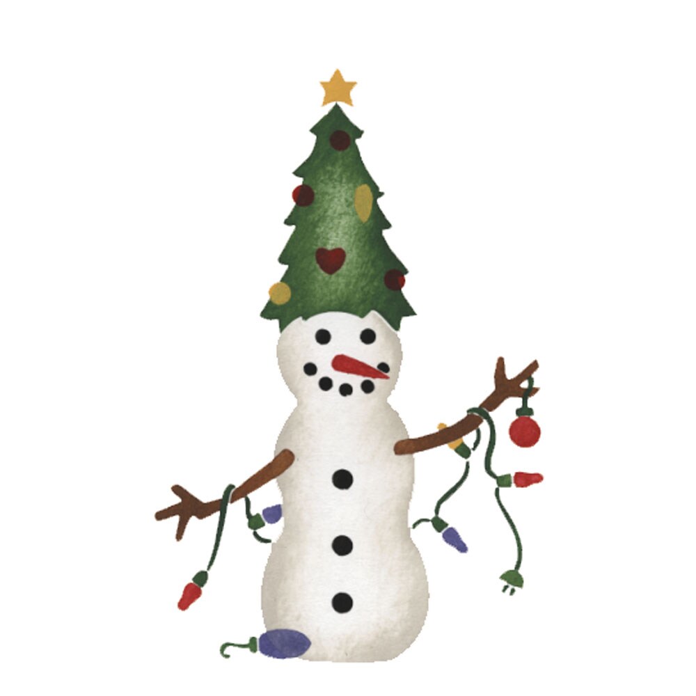 Small Snow Diva Wall Stencil | 2985A by Designer Stencils | Outdoor Stencils | Reusable Art Craft Stencils for Painting on Walls, Canvas, Wood | Reusable Plastic Paint Stencil for Home Makeover | Easy to Use &#x26; Clean Art Stencil