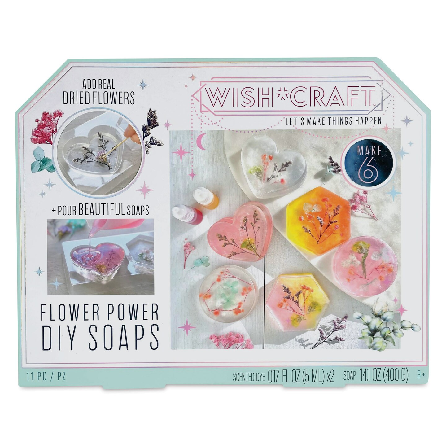 WishCraft Flower Power DIY Soaps Kit Michaels