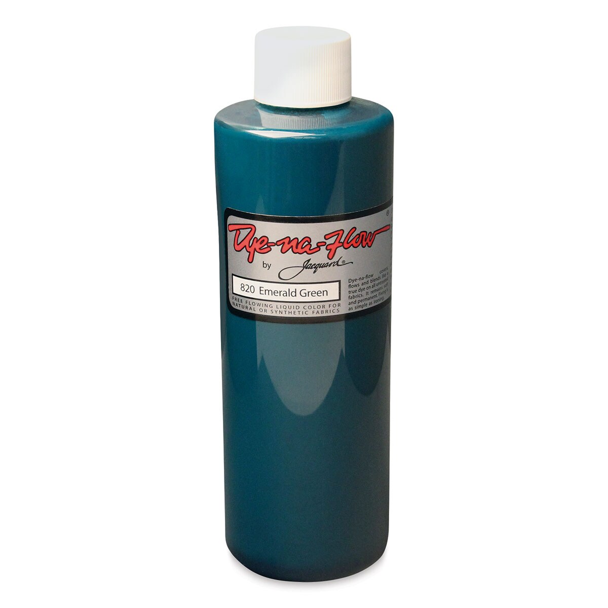 Jacquard Dye-Na-Flow Fabric Color - Emerald Green, 8 oz bottle