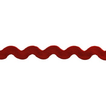 Belagio Medium Ric Rac Trim, 0.75&#x22; Wide, 25-Yard Bolt, Red