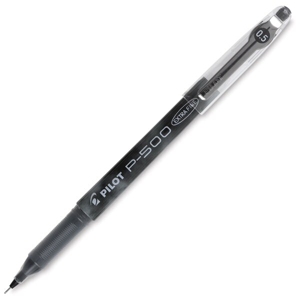 Pilot P-500 Gel Roller - 0.5 mm, Black