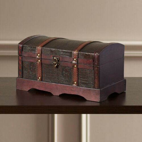Leather Wooden Chest