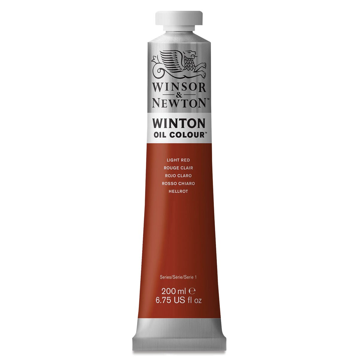 Winsor &#x26; Newton Winton Oil Color - Light Red, 200 ml tube