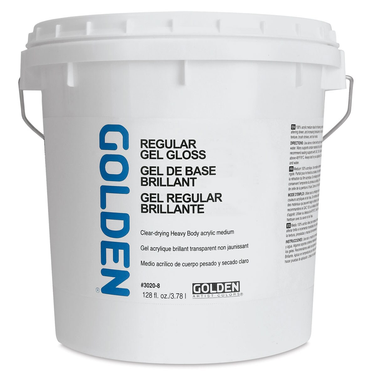 Golden Acrylic Medium Regular Gel Gloss, 128 oz tub Michaels