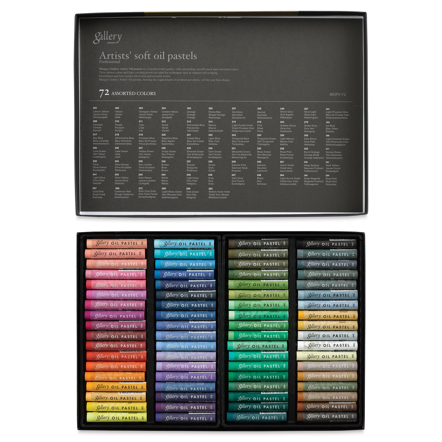 Mungyo Gallery Artists&#x27; Soft Oil Pastels - Set of 72