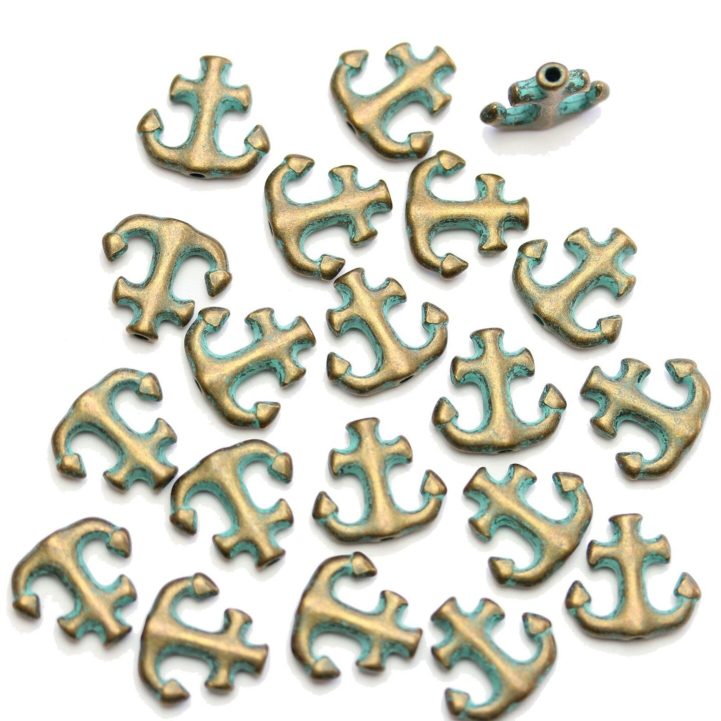 Patina Metal Anchor 14mm Beads Michaels