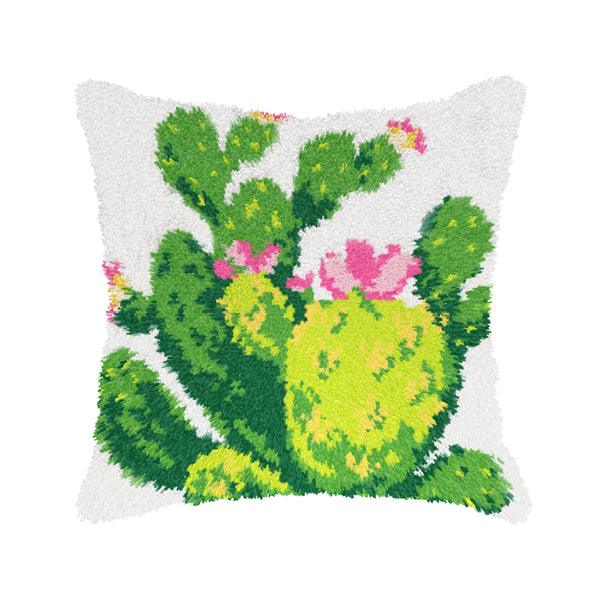 Latch hook cushion kit "Cactus" 4190 Cross Stitch Michaels
