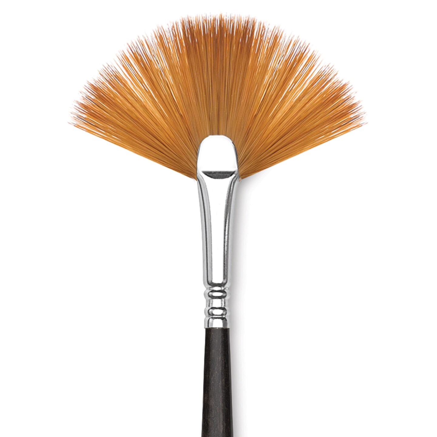 Escoda Prado Tame Synthetic Brush - Fan, Long Handle, Size 4