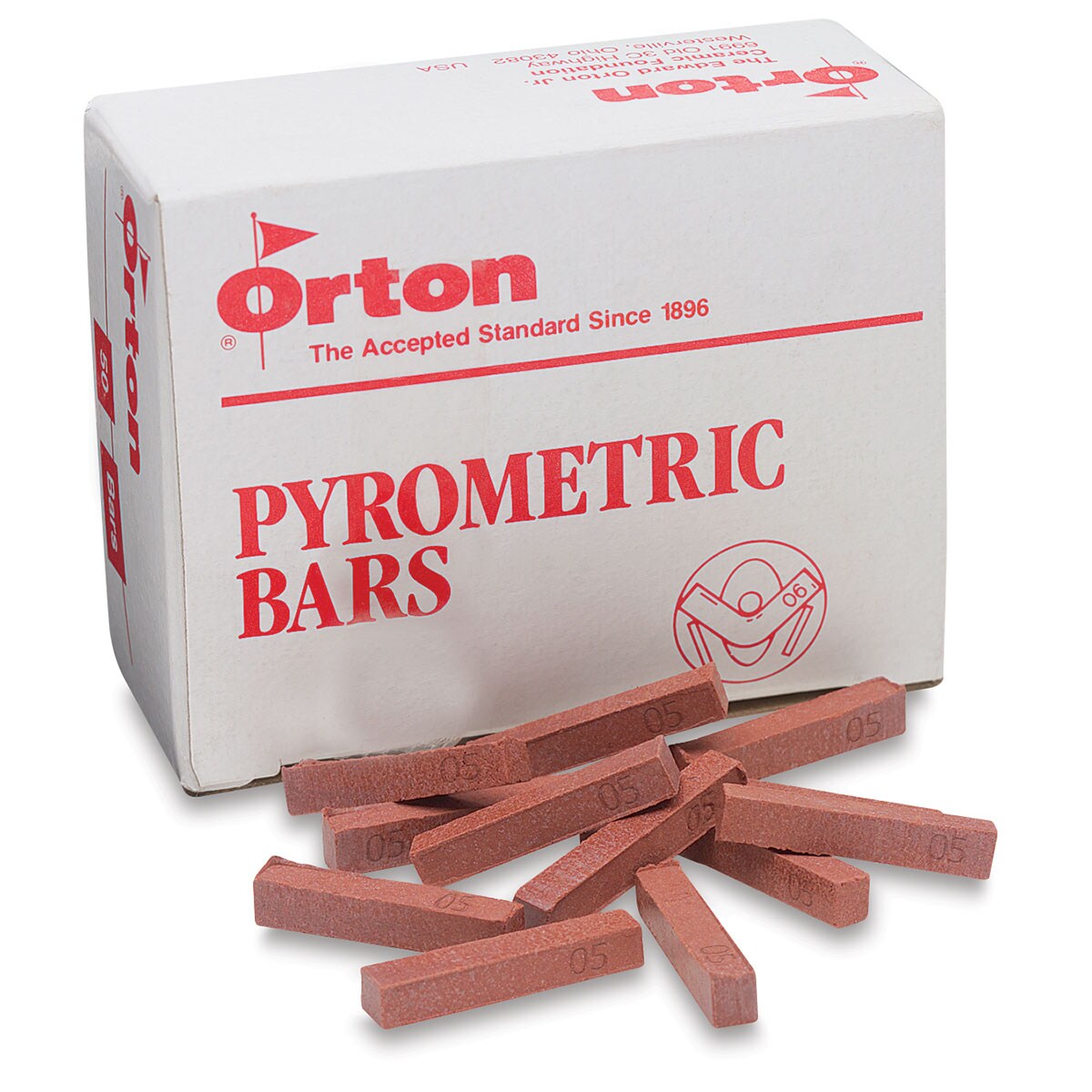 Orton Pyrometric Mini Bars, Cone 05 - Box of 50