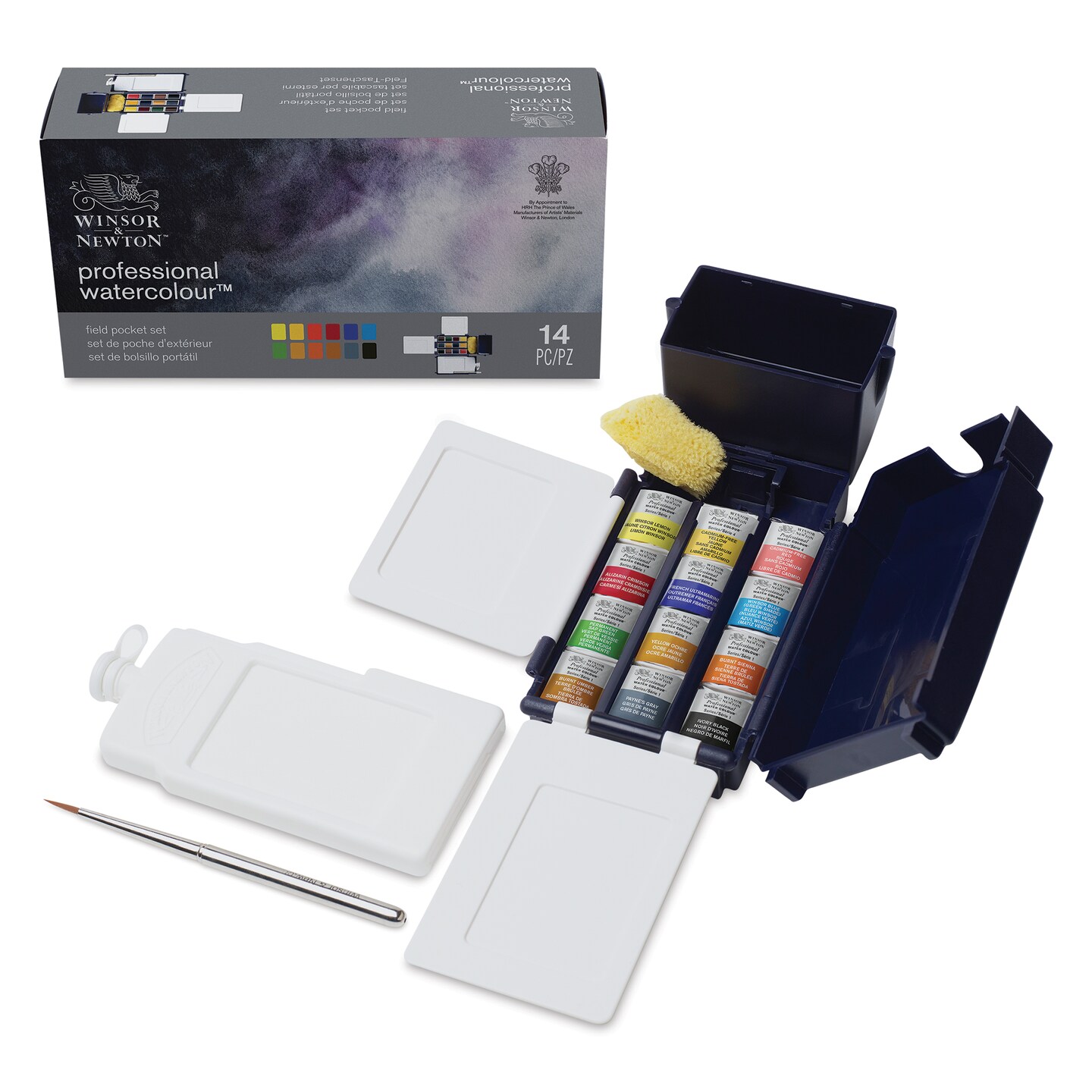 Winsor &#x26; Newton Professional Watercolor - Set of 12 Field Pocket Set,  Assorted