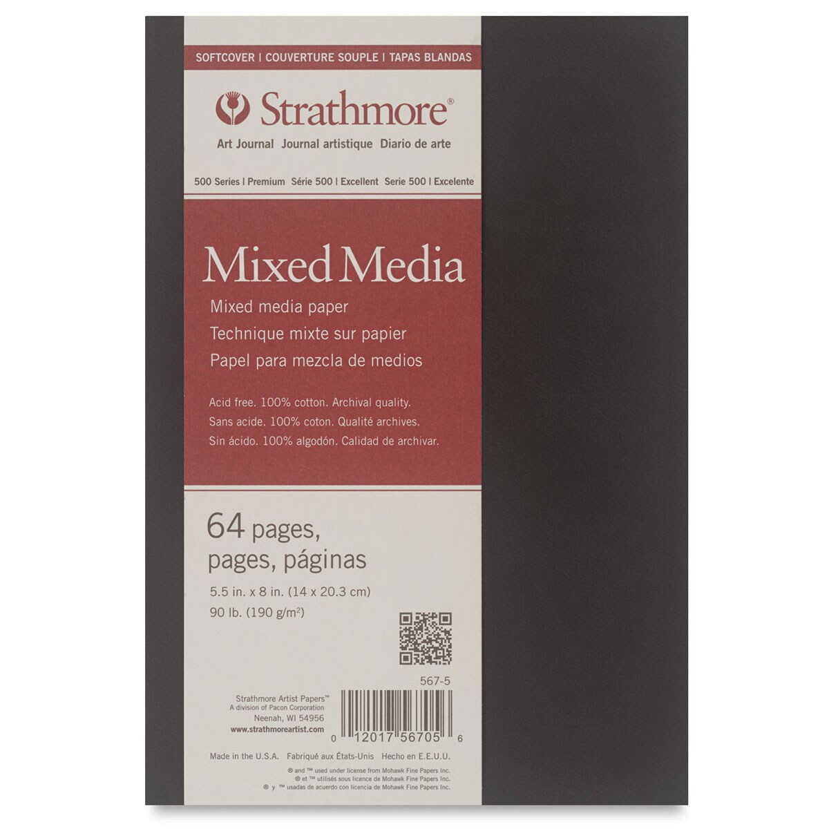 Strathmore Softcover 500 Series Mixed Media Art Journal - 8\