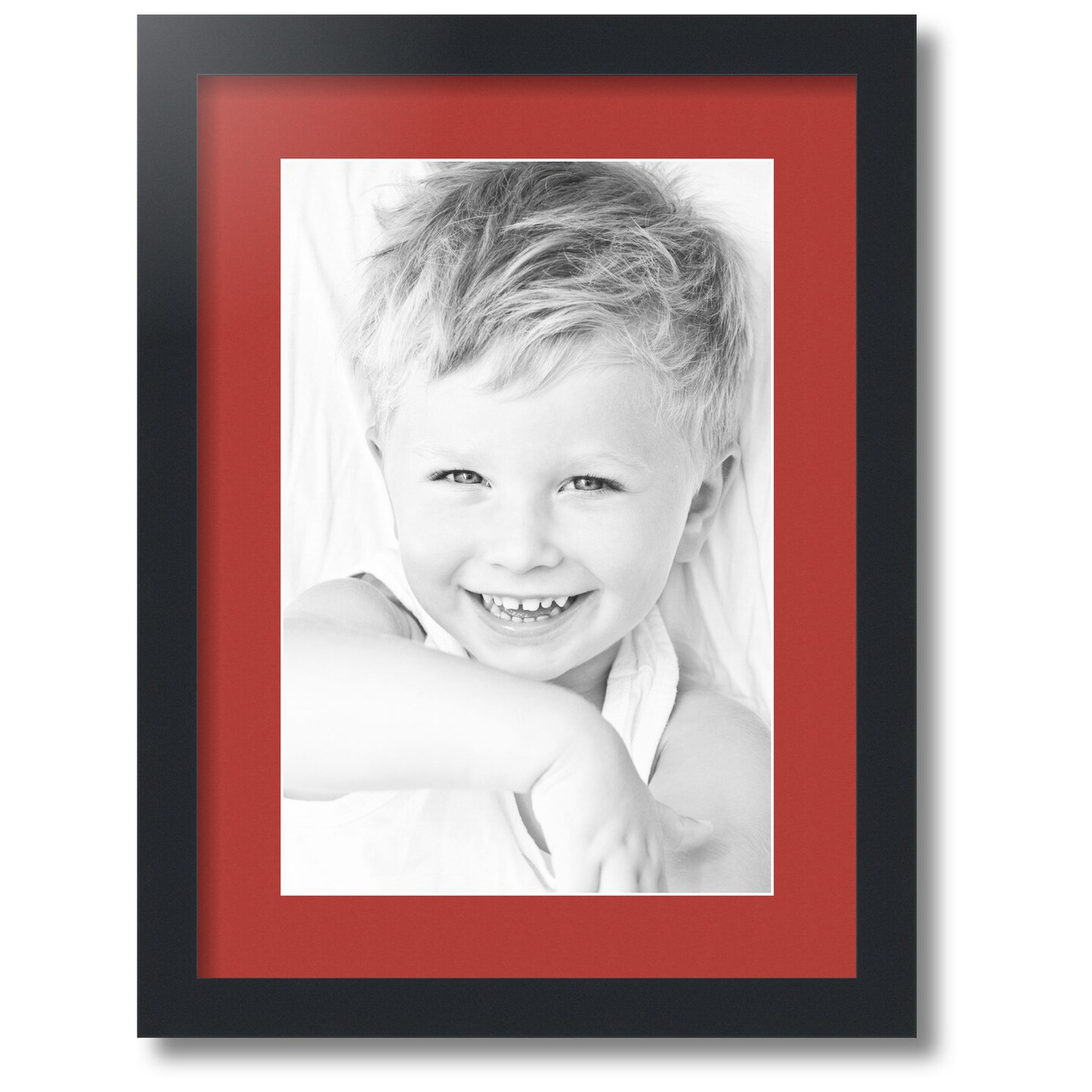ArtToFrames Collage Photo Picture Frame with 1 - 10x15 inch Openings, Framed in Black with Over 62 Mat Color Options and Regular Glass (CSM-3926-1402)