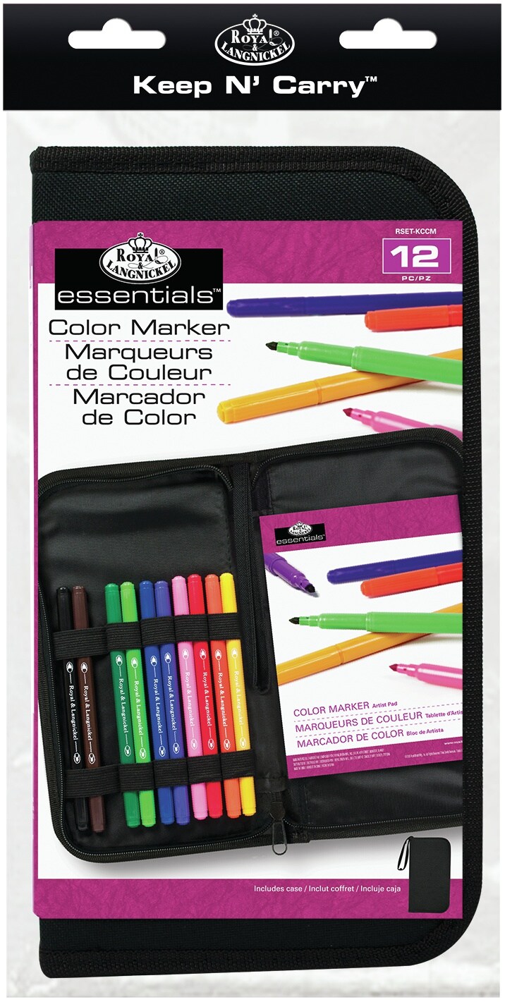 Royal & Langnickel(R) Keep N' Carry Artist Set-Color Markers | Michaels