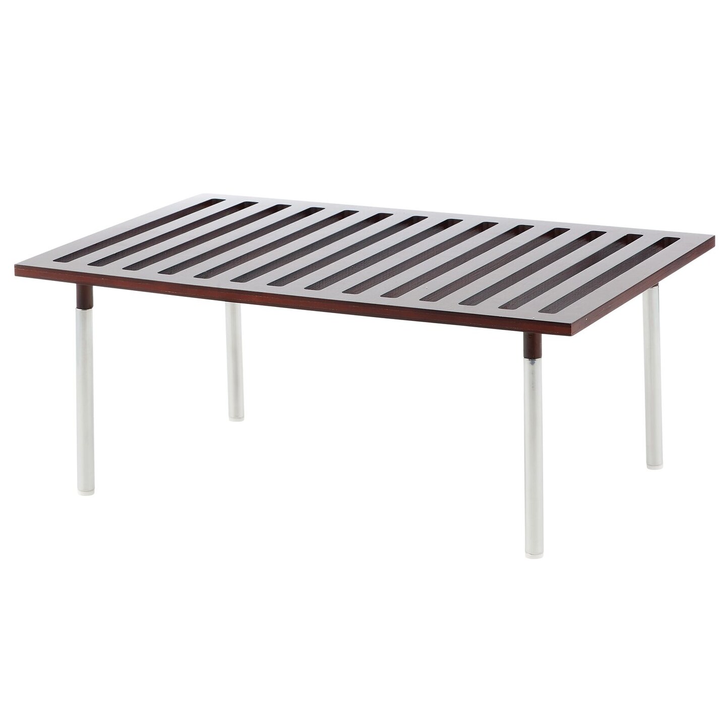 mDesign Natural Bamboo Storage Shelf - Food/Kitchen Organizer