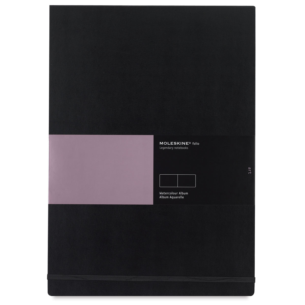 Moleskine Art Collection Watercolor Album - 11-3/4" x 16-1/2", 60 Pages, Black