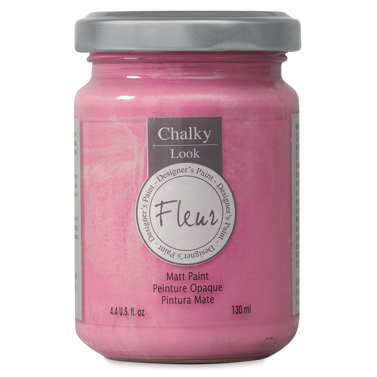 Fleur Chalky Look Paint - American Beauty, 4.4 oz jar