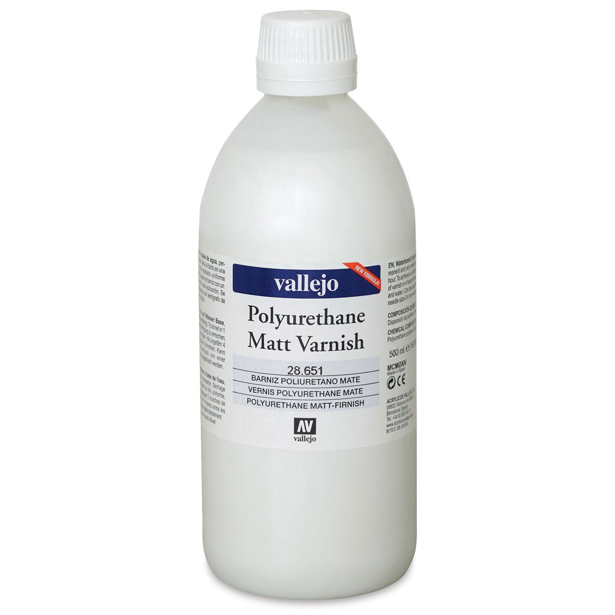 Vallejo Polyurethane Varnish - Matte, 500 ml