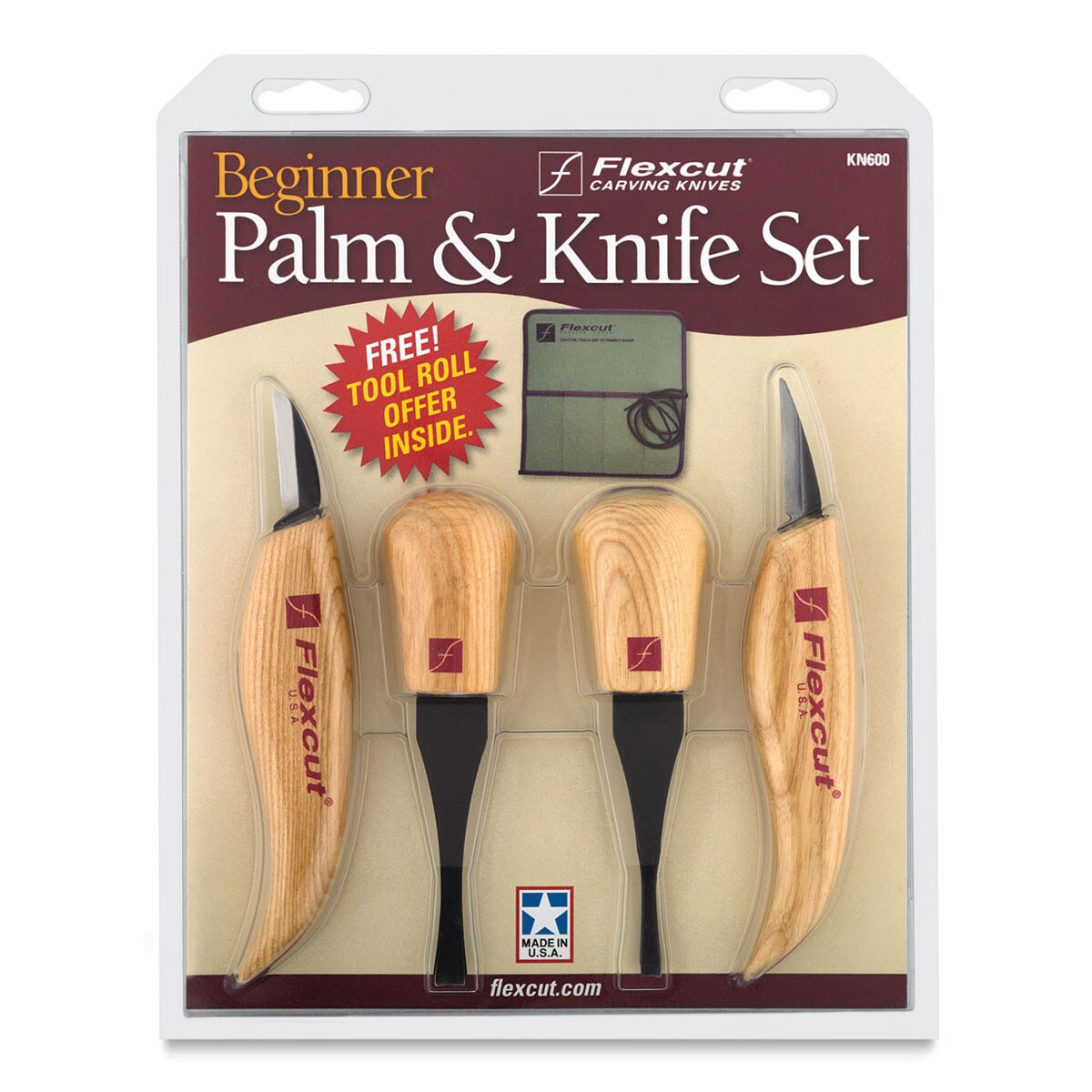 Flexcut Beginner Palm & Knife Set