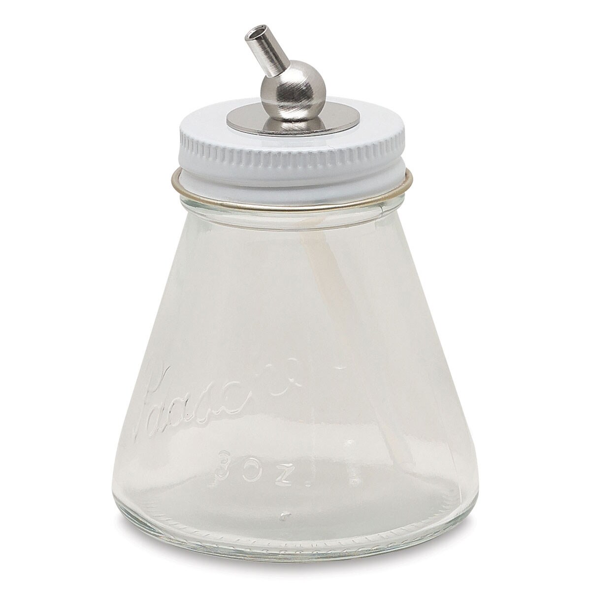Paasche Airbush Bottle - Glass, complete assembly, 3 oz
