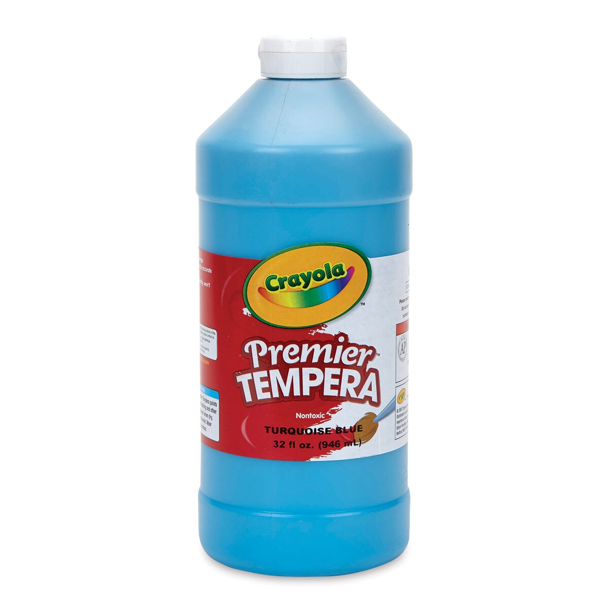 Crayola Premier Tempera - Turquoise, 32 oz bottle
