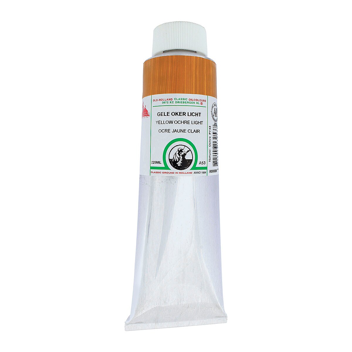 Old Holland Classic Oil Color - Yellow Ochre Light, 225 ml tube