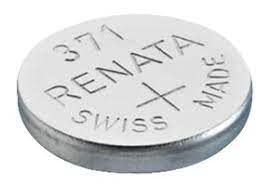 Renata Watch Battery Swiss Made Renata 371 or SR 920 SW 1.5 V (1 Battery, 371 or SR 920 SW)