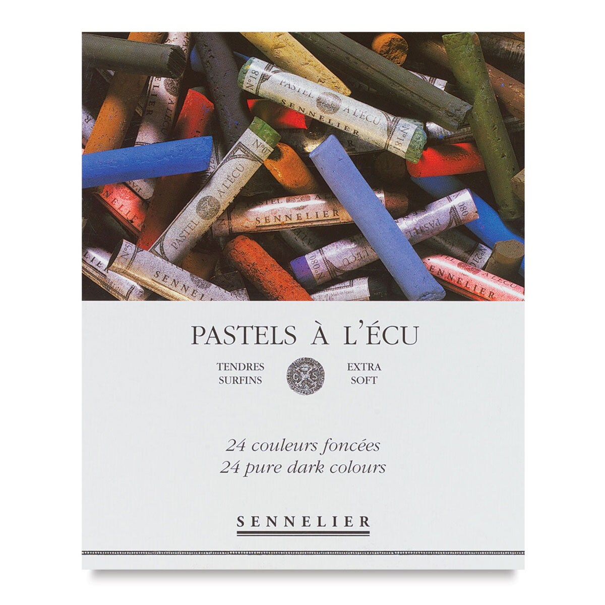 Sennelier Soft Pastels - Set of 24, Dark Tones