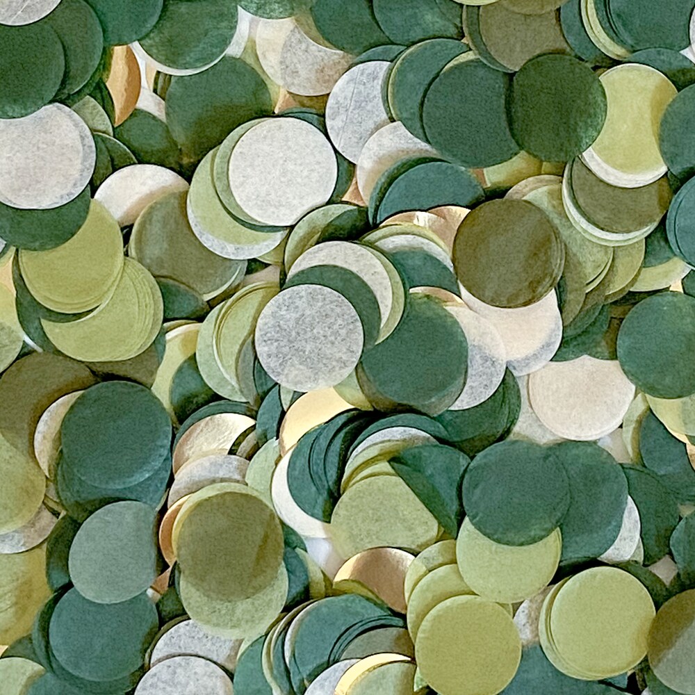Confetti - Emerald &#x26; Gold
