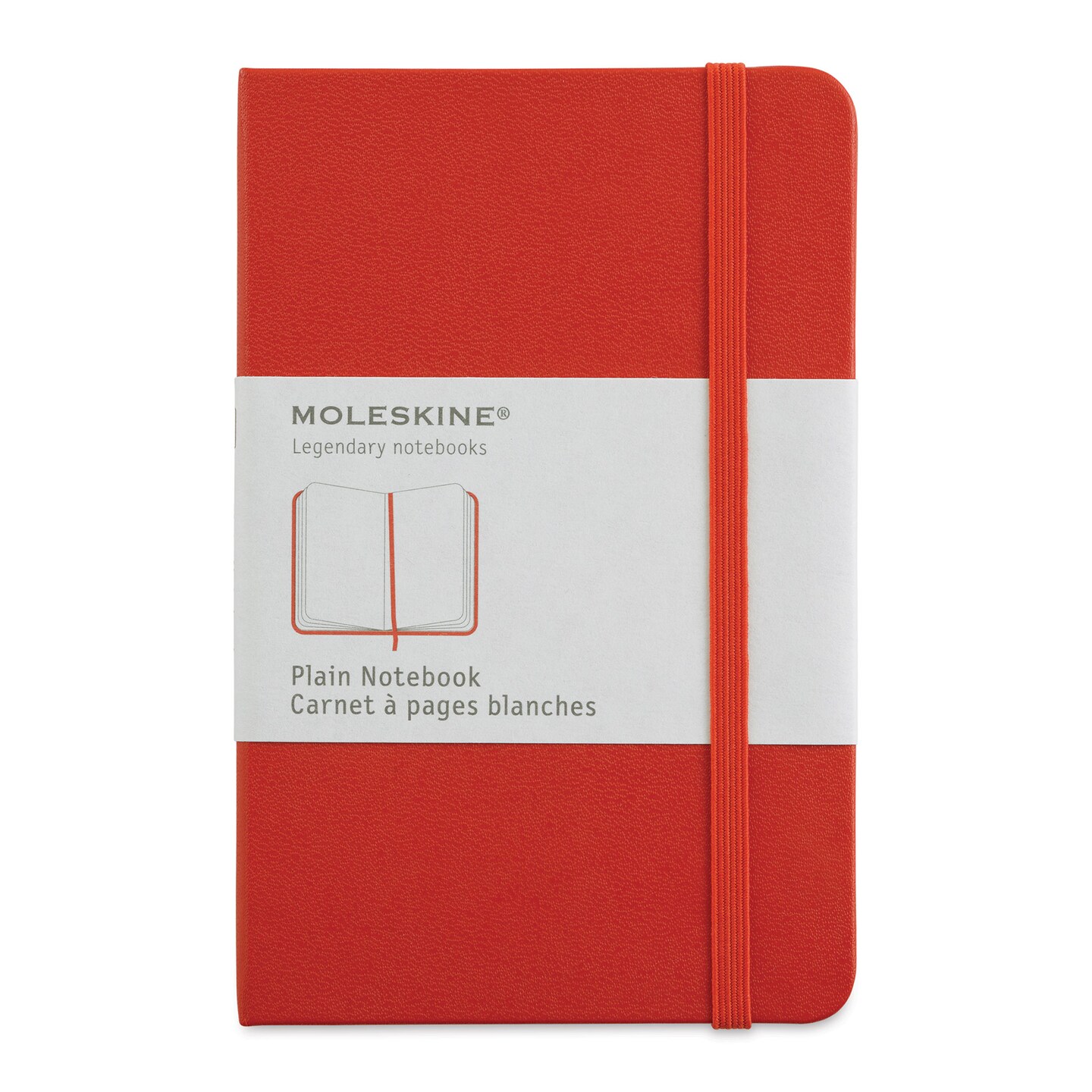 Moleskine Classic Hardcover Notebook Scarlet Red, Blank, 51/2" x 31