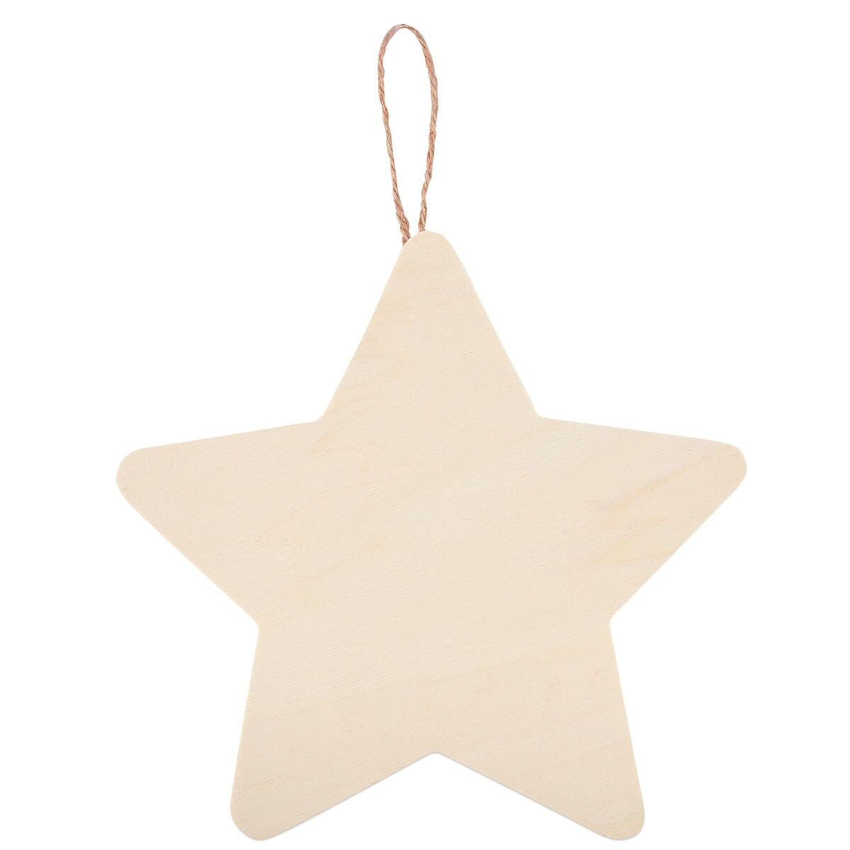 Unfinished Wood Shape - Star