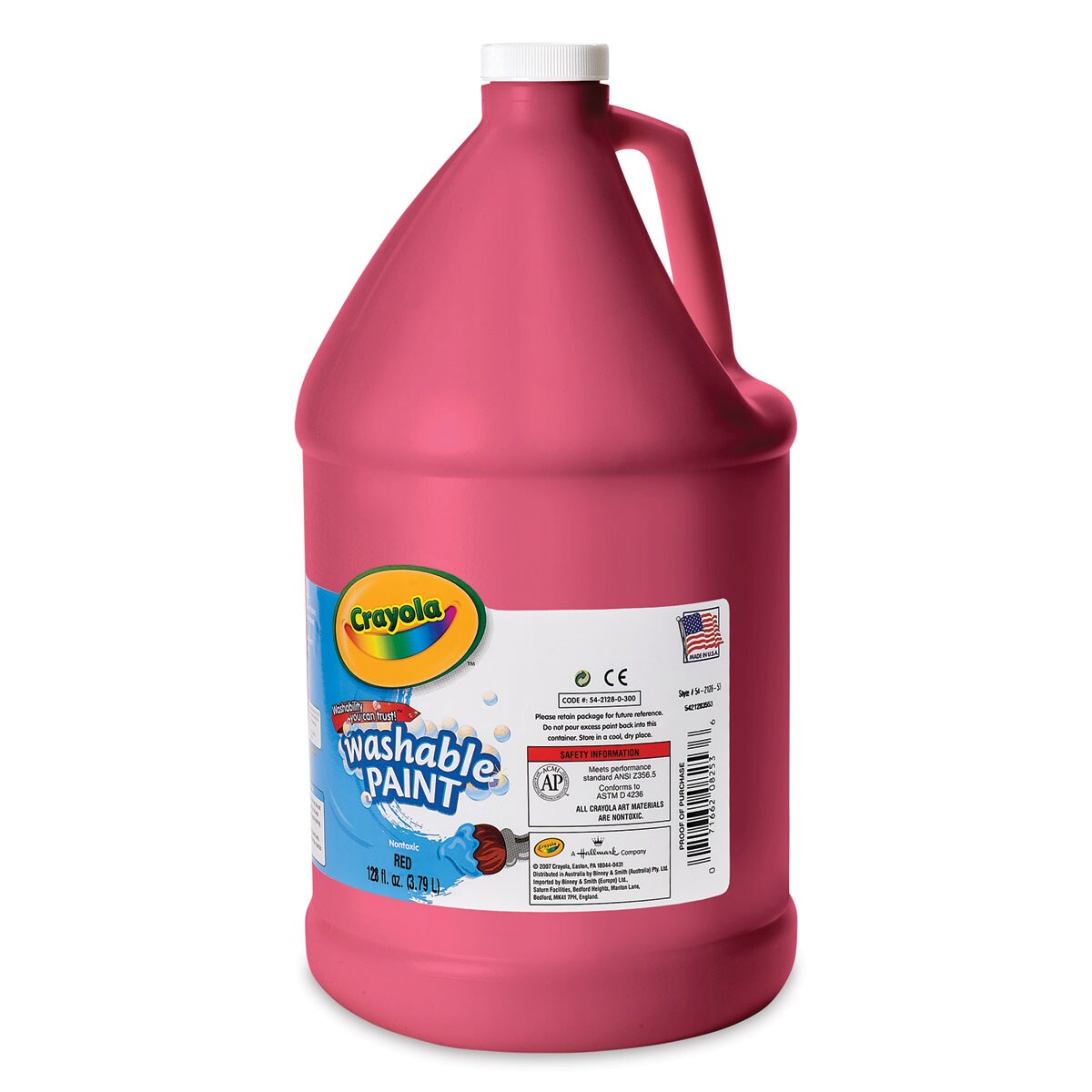 Crayola Washable Paint - Red, Gallon
