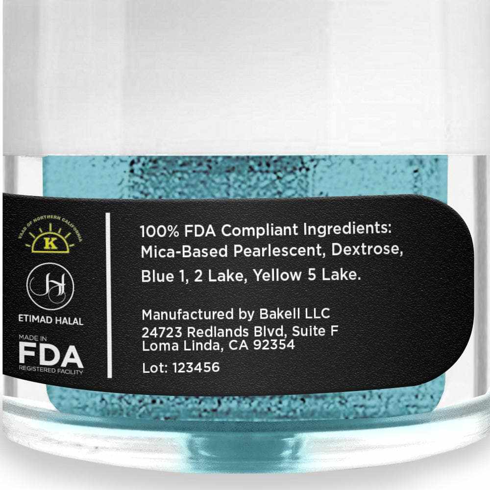 Teal Drink Glitter Edible Glitter for Drinks, Beverages, Foods. FDA