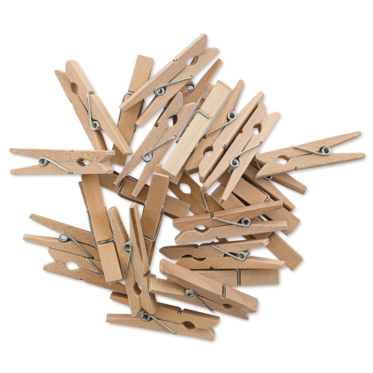 Forster by Loew Cornell Woodsies Clothespins - Mini, Package of 24