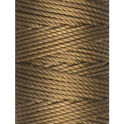 C-Lon Tex 400 Heavy Weight Bead Cord, Golden Olive ,1.0mm, 36 Yard Spool