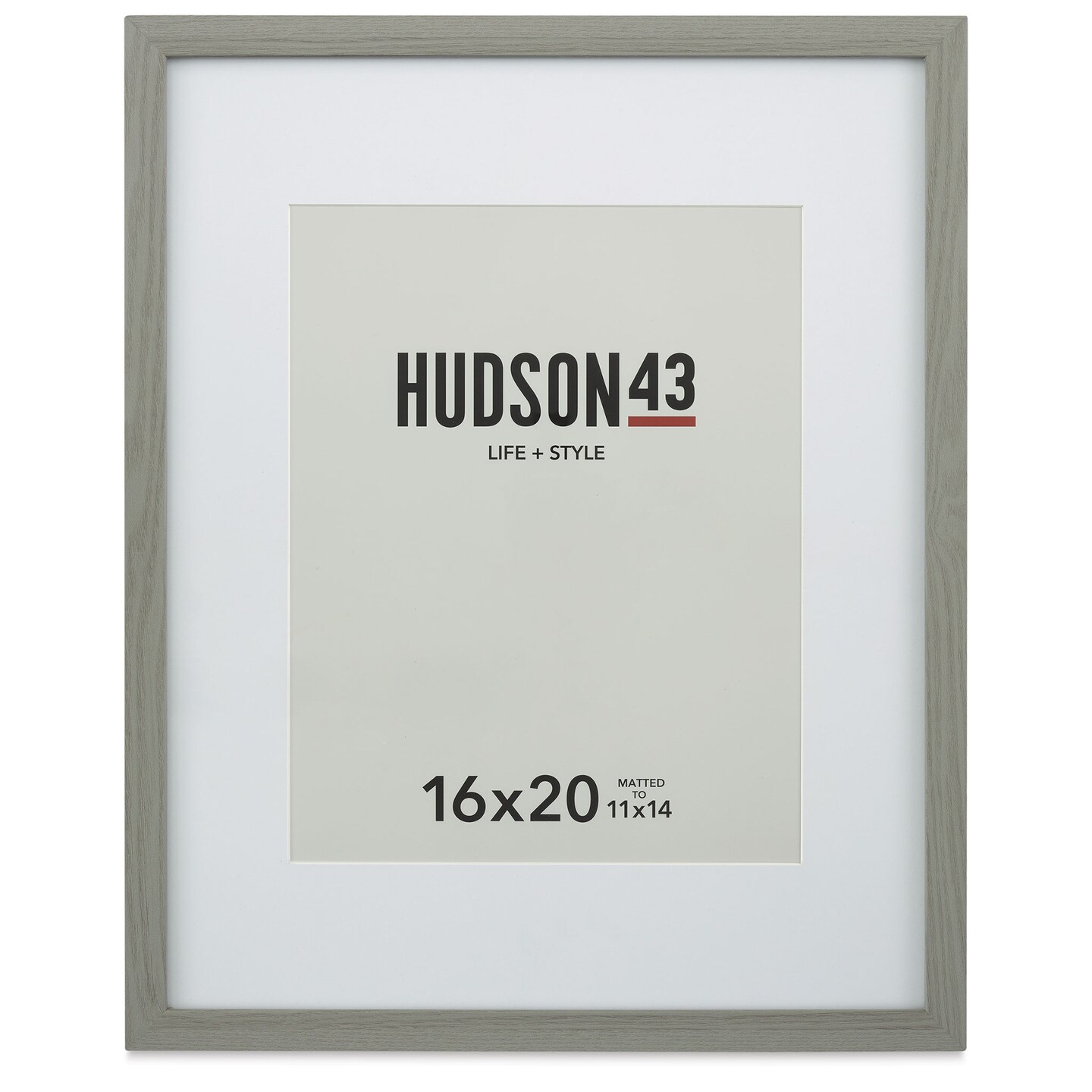 Hudson 43 Gallery Frame - Gray, 16