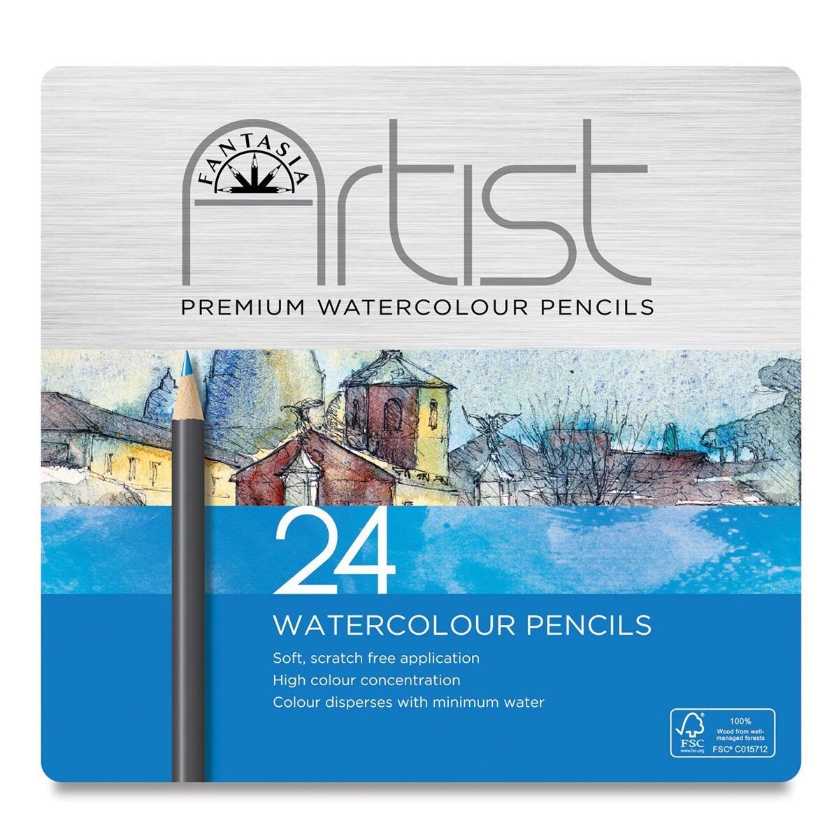Fantasia Watercolor Pencils - Set of 24