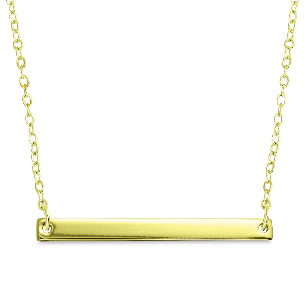 ImpressArt Personal Impressions Necklace Kit - Large Rectangle, Gold, Set of 5