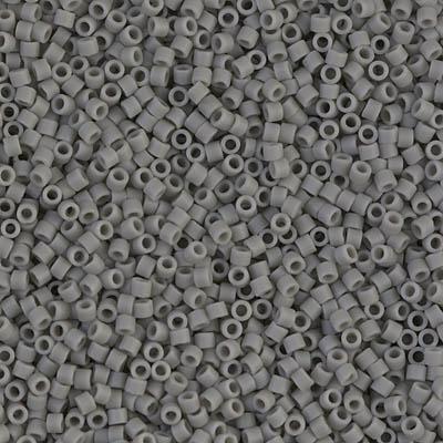 Miyuki Delica Bead 11/0, DB0761, Matte Op Gray, 50 grams