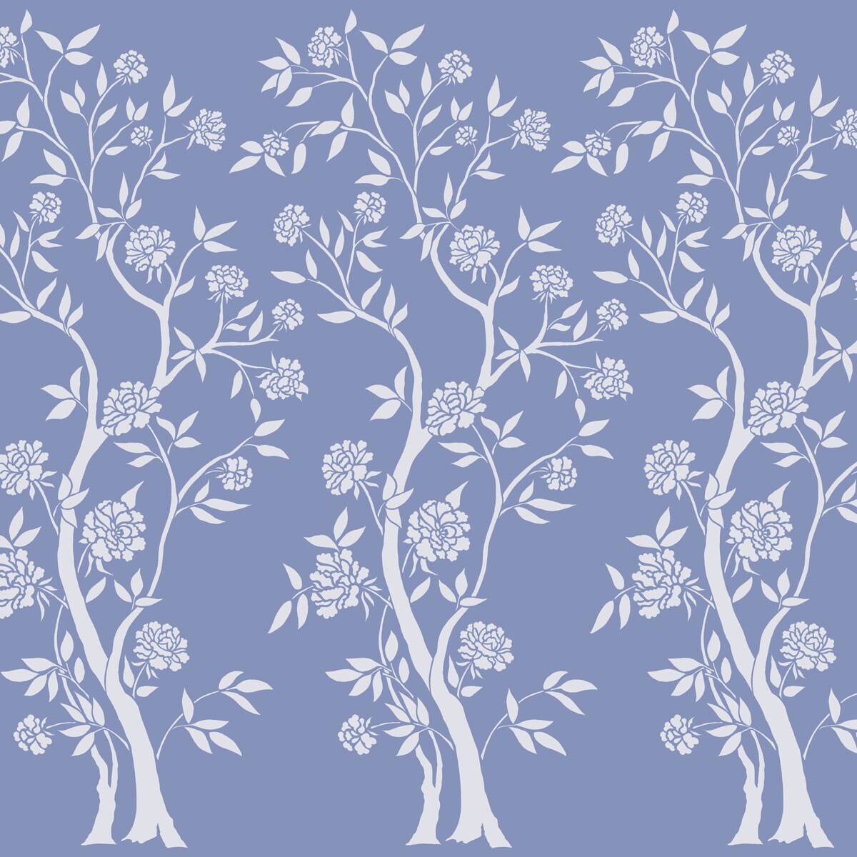 Chinoiserie Rose Tree Wall Stencil | 3733 by Designer Stencils | Animal &#x26; Nature Stencils | Reusable Art Craft Stencils for Painting on Walls, Canvas, Wood | Reusable Plastic Paint Stencil for Home Makeover | Easy to Use &#x26; Clean Art Stencil