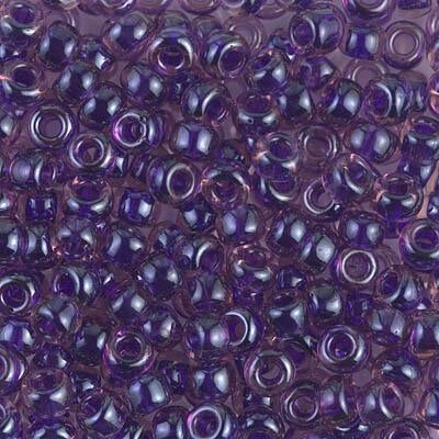 Miyuki 6 Round Seed Bead, 6-1835, Dark Violet Lined Amethyst