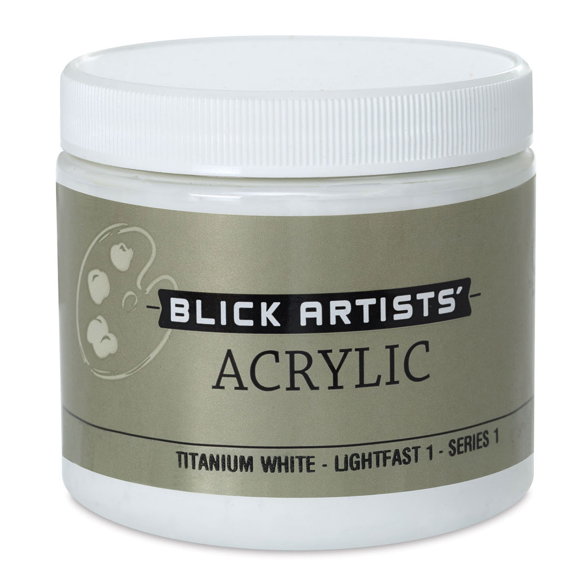 Blick Studio Acrylics - Titanium White, 16 oz jar