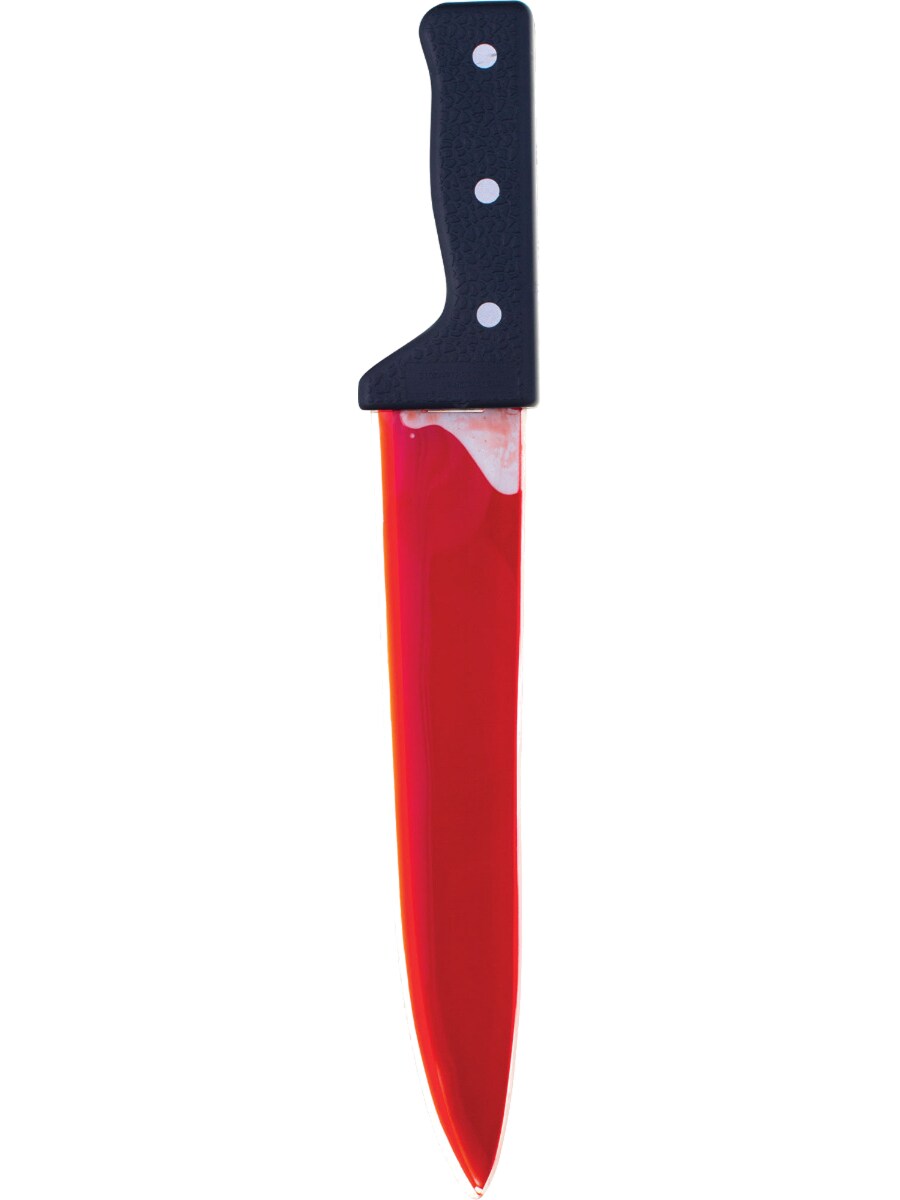 15.5&#x201D; Bleeding Butcher Knife Costume Accessory