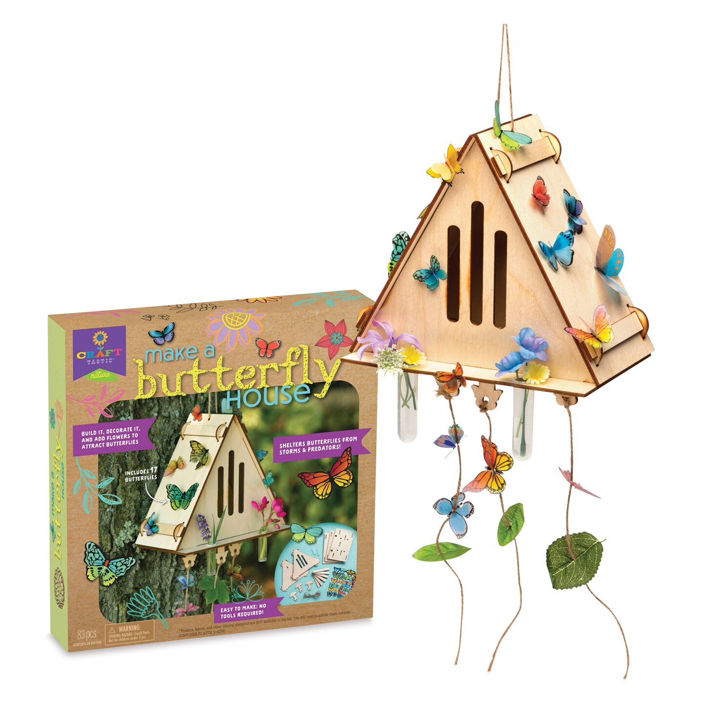 Craft-Tastic Nature Make A Butterfly House Kit