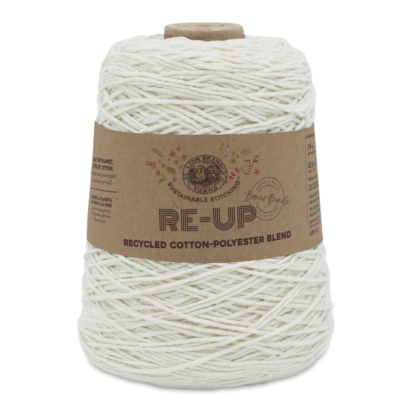 Lion Brand Re-Up Bonus Bundle Yarn - Full Moon, 651 yds