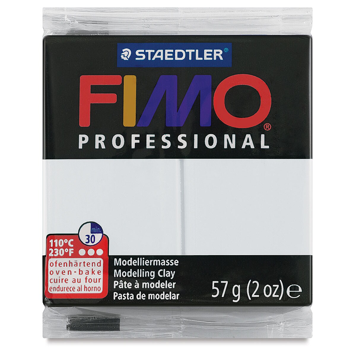 Staedtler Fimo Professional Polymer Clay - White, 2 oz