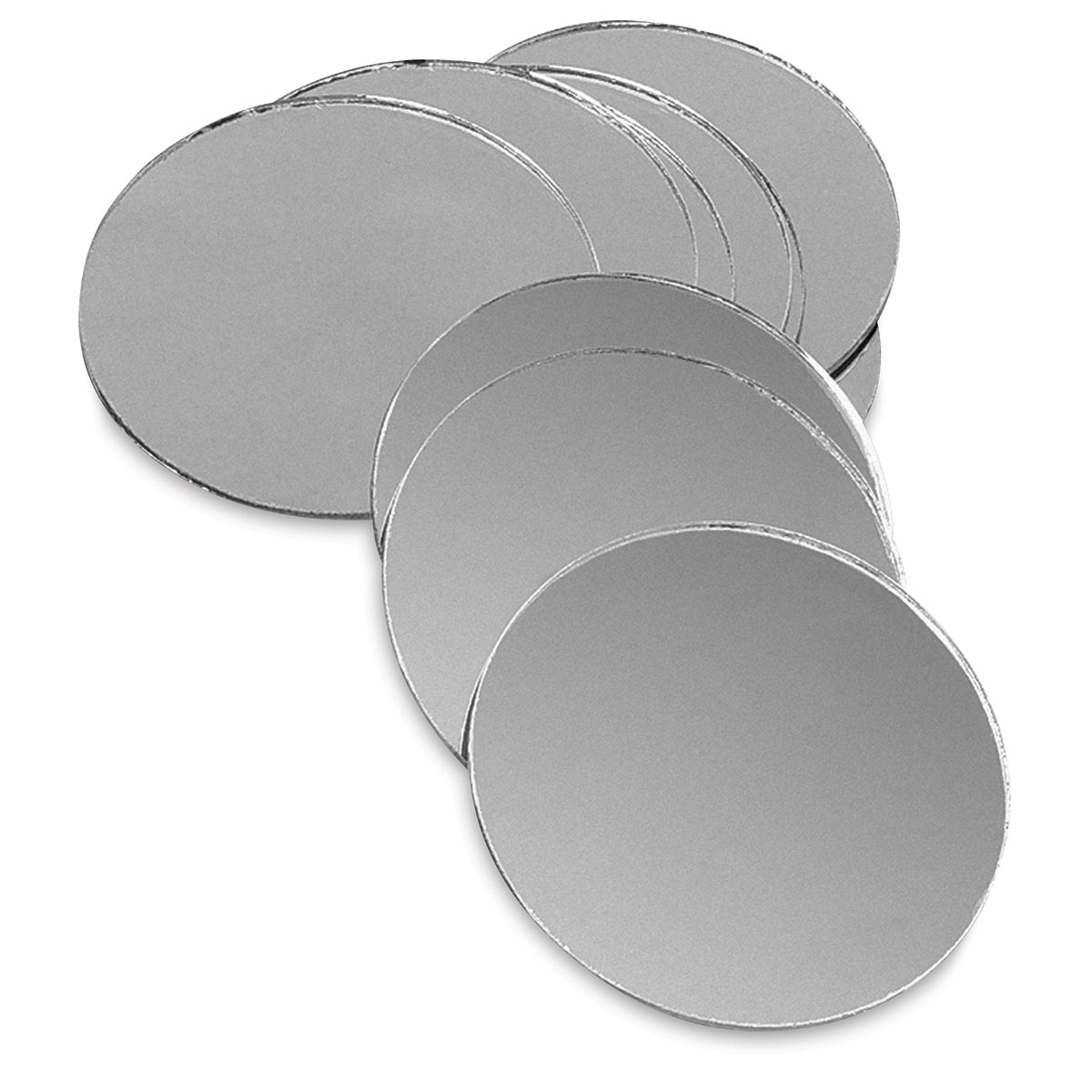 Glass Craft Mirrors - Round Mirrors, 3" diameter, Pkg of 10